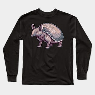 Armadillo in Pixel Form Long Sleeve T-Shirt